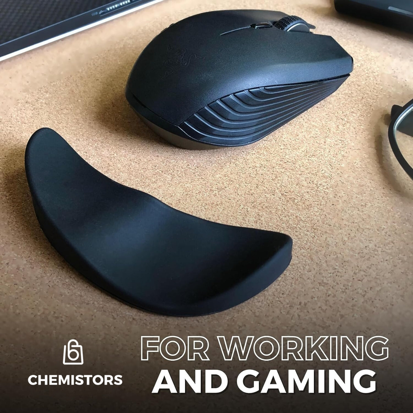 Chemistors™ Ergonomic Mouse Wrist Rest