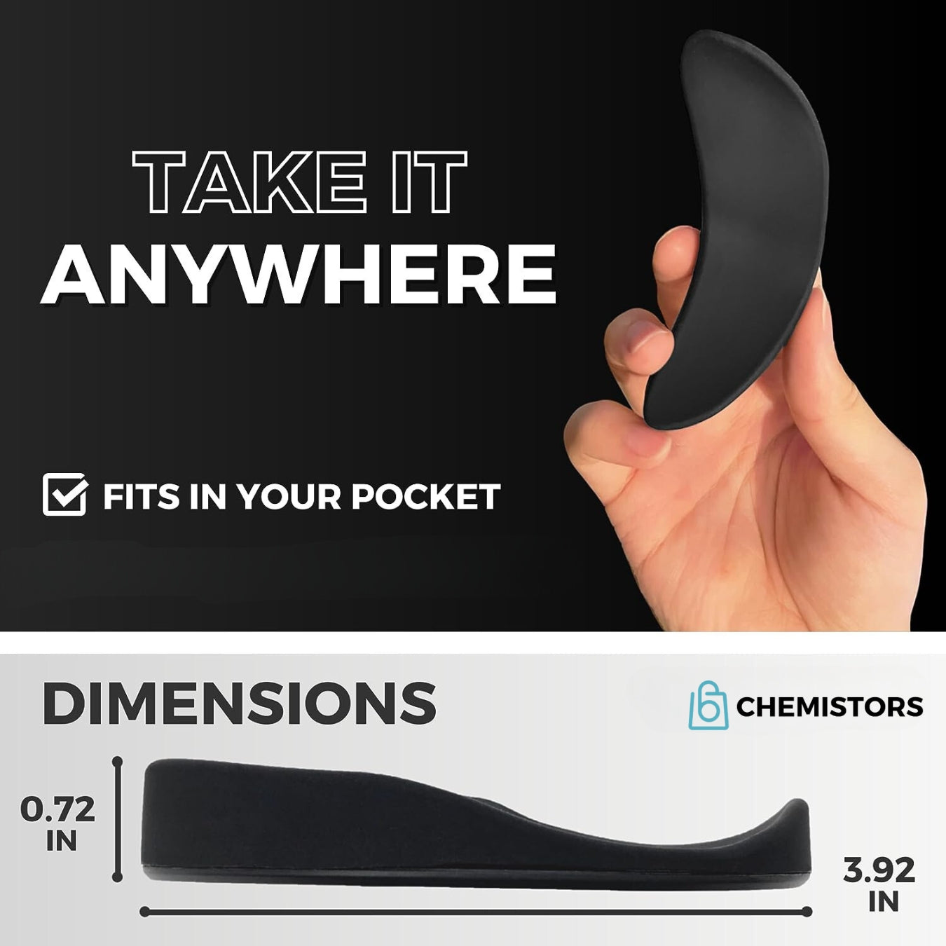 Chemistors™ Ergonomic Mouse Wrist Rest