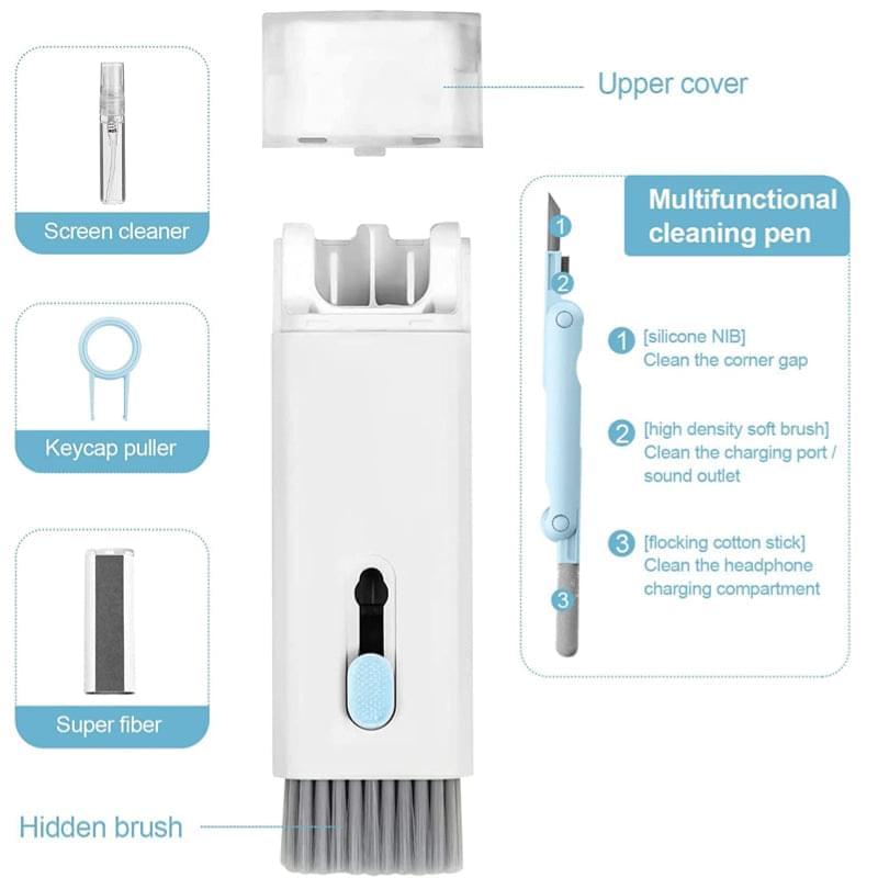 7-in-1 Electronics Cleaning Kit for Screens, Keyboards, and Airpods