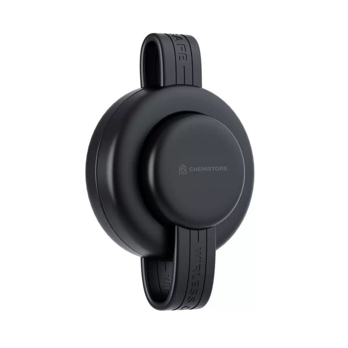 Black three-device foldable wireless charging pad